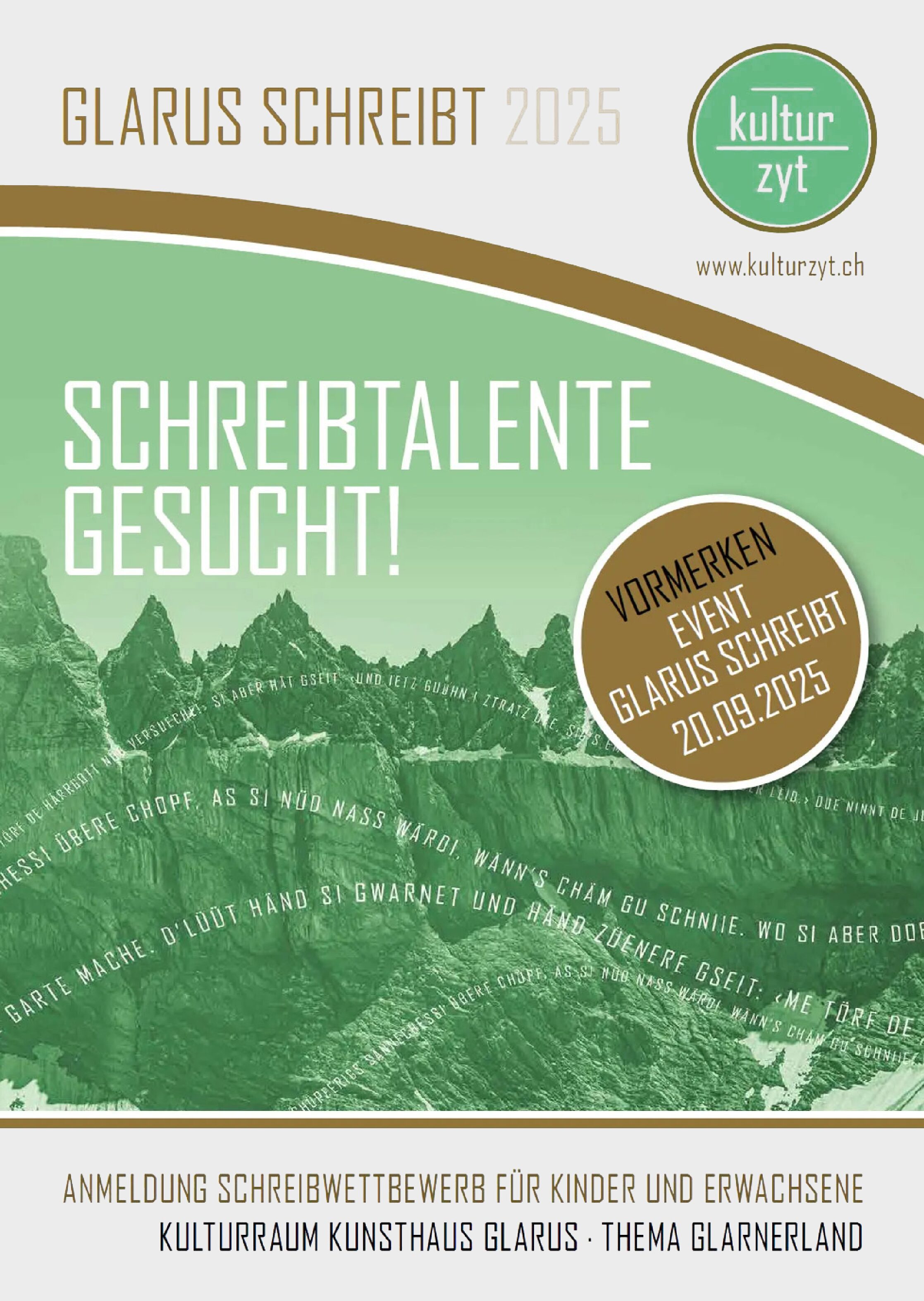 Glarus schreibt